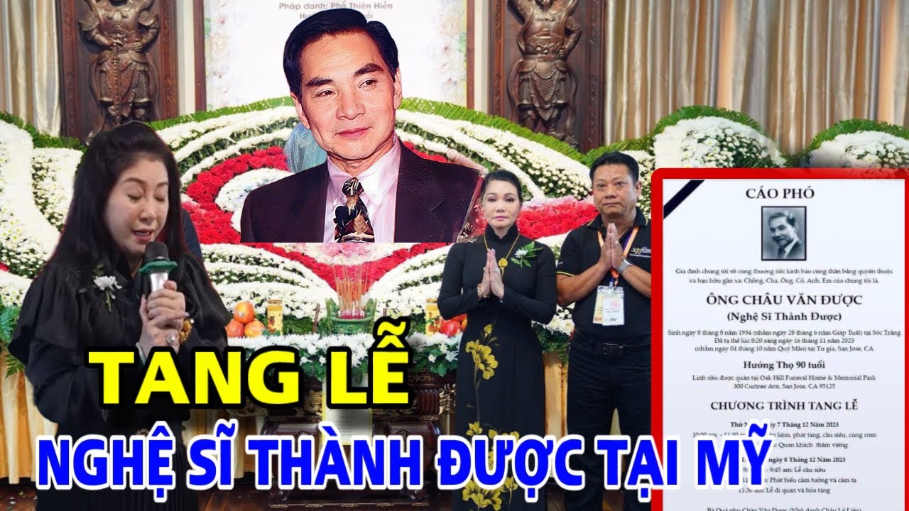 🔴Thông Tin Tang lễ nghệ sĩ Thành Được tại Mỹ. Đồng Nghiệp xót xa, gđ miễn phúng điếu