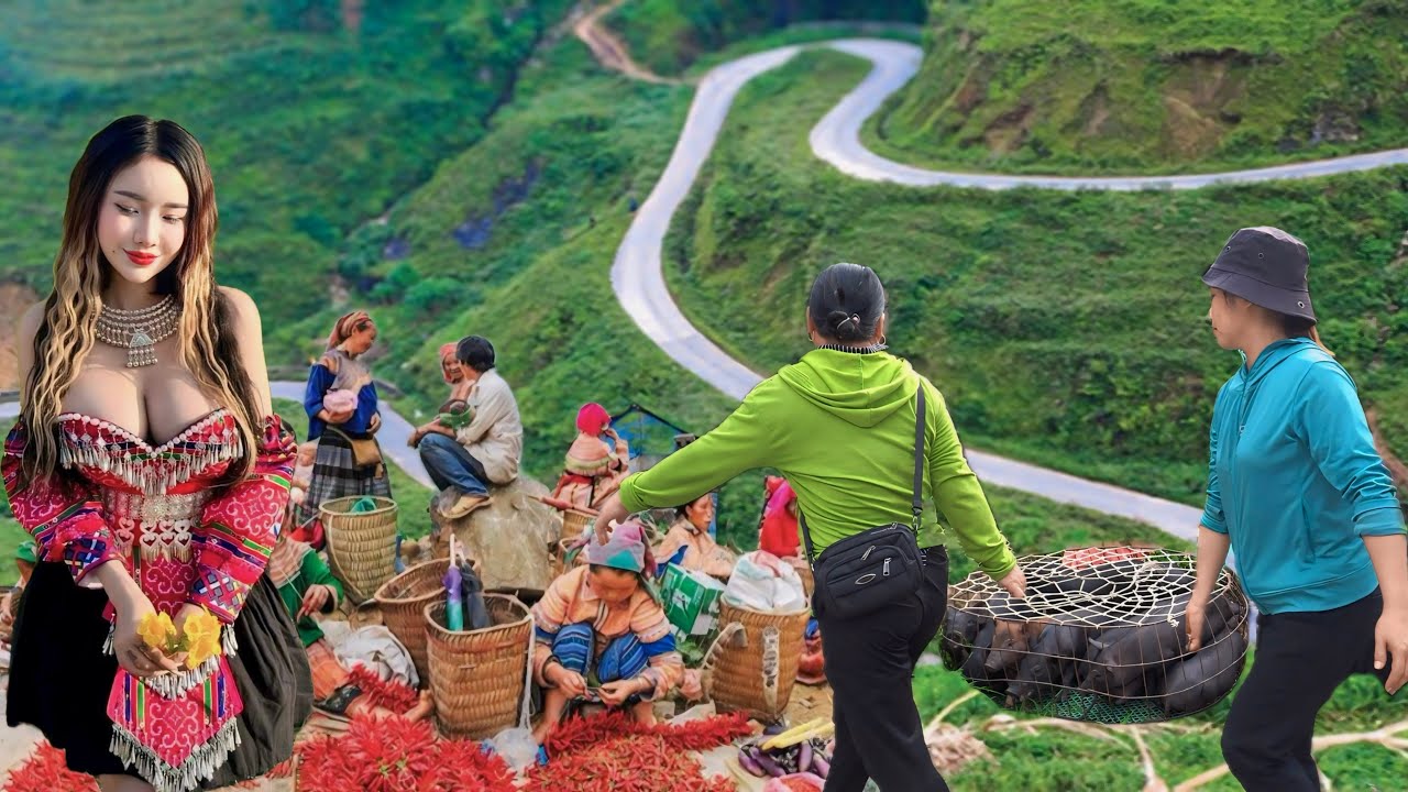 MỘC MẠC CHỢ PHIÊN HÀ GIANG BÁN NHIỀU ĐẶC SẢN TOÀN NGƯỜI VUI TÍNH