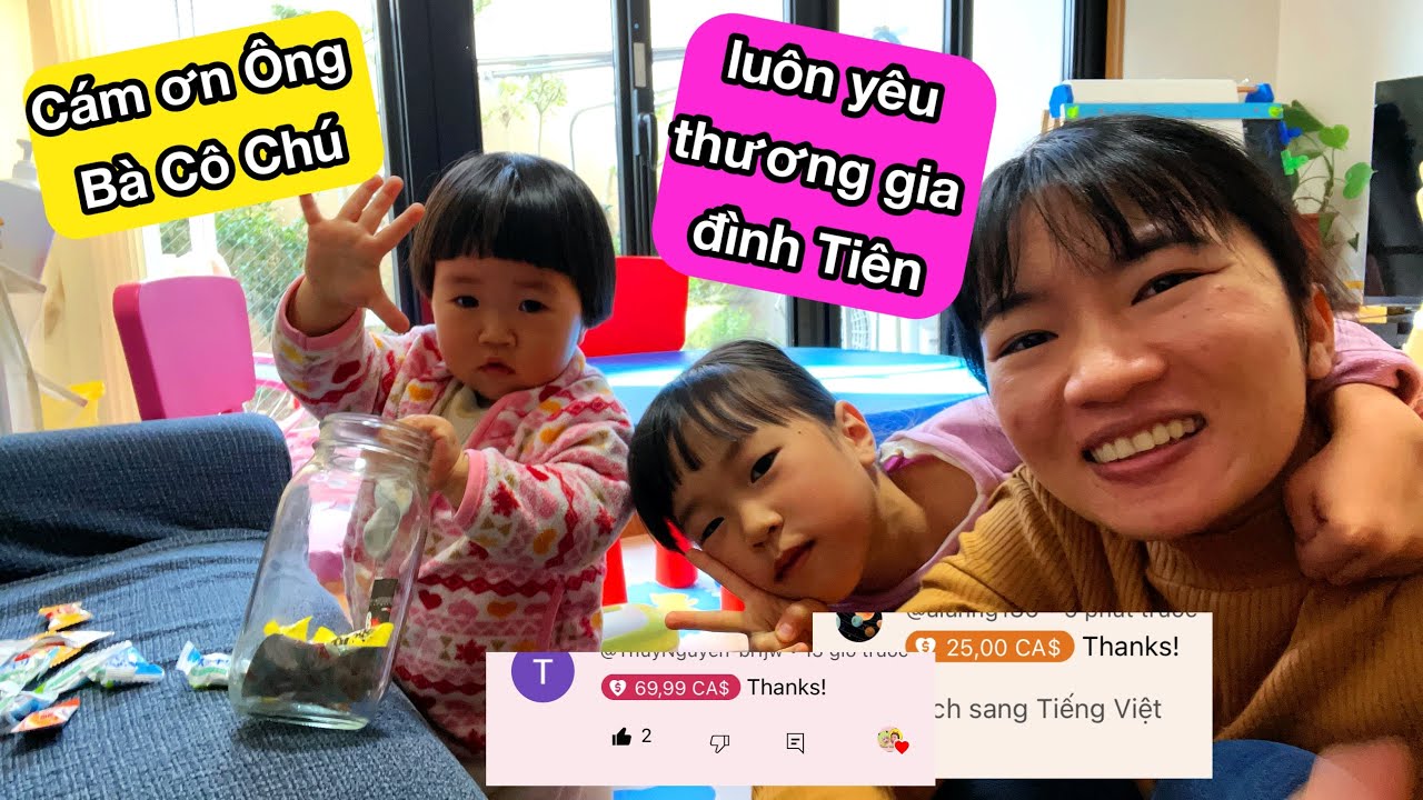 Kênh YouTube An Na được Ông Bà Cô Chú ở Nước Ngoài Tặng Tiền