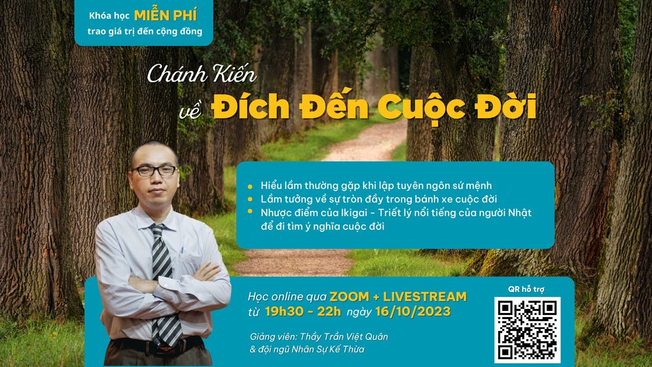 💥[LIVE] Chánh kiến về Đích Đến Cuộc Đời - thầy Trần Việt Quân