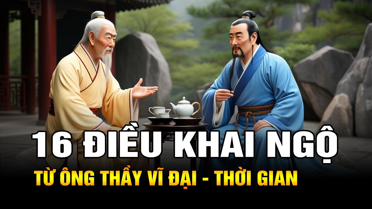 16 Điều Khai Ngộ Của Ông Thầy Vĩ Đại Mang Tên Thời Gian