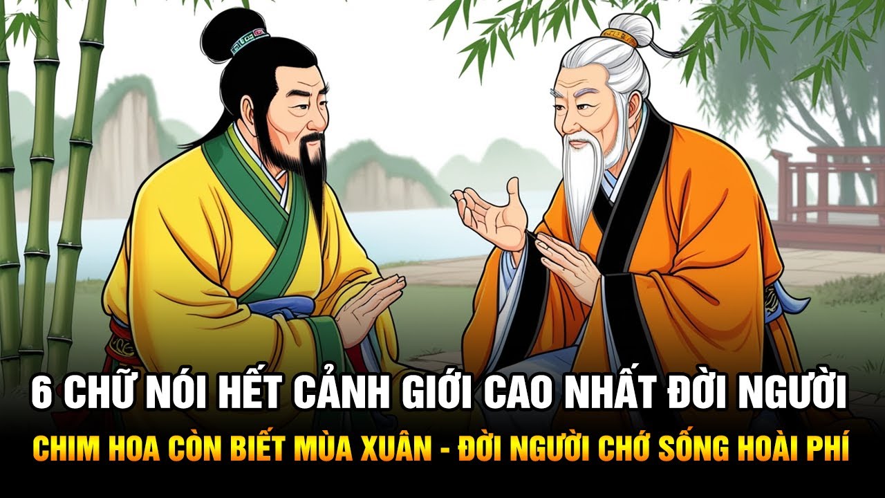 6 Chữ Nói Lên Cảnh Giới Cao Nhất Đời Người - Chim Hoa Biết Vẽ Mùa Xuân Đời Người Chớ Sống Hoài Phí