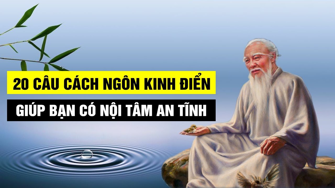 20 Câu Cách Ngôn Kinh Điển Giúp Bạn Có Được Nội Tâm An Tĩnh