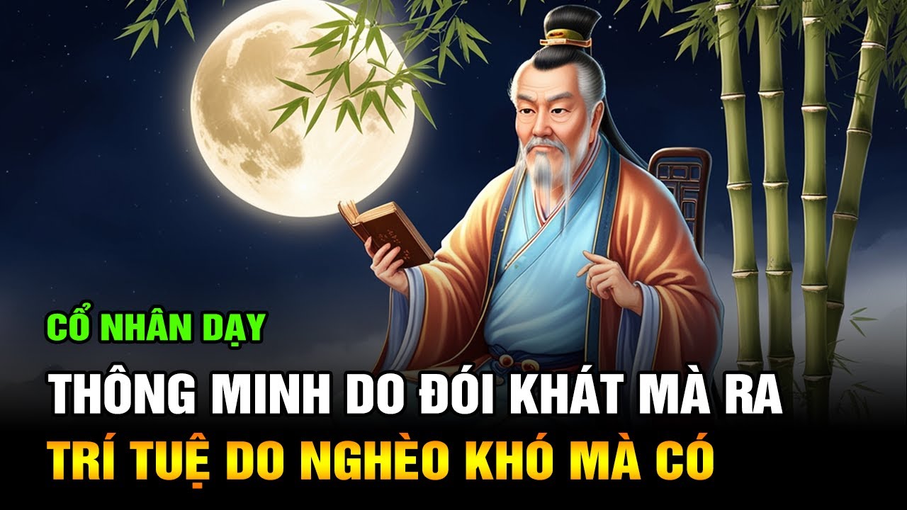 Cổ Nhân Dạy: Thông Minh Do Đói Khát Mà Ra - Trí Tuệ Do Nghèo Khó Mà Có