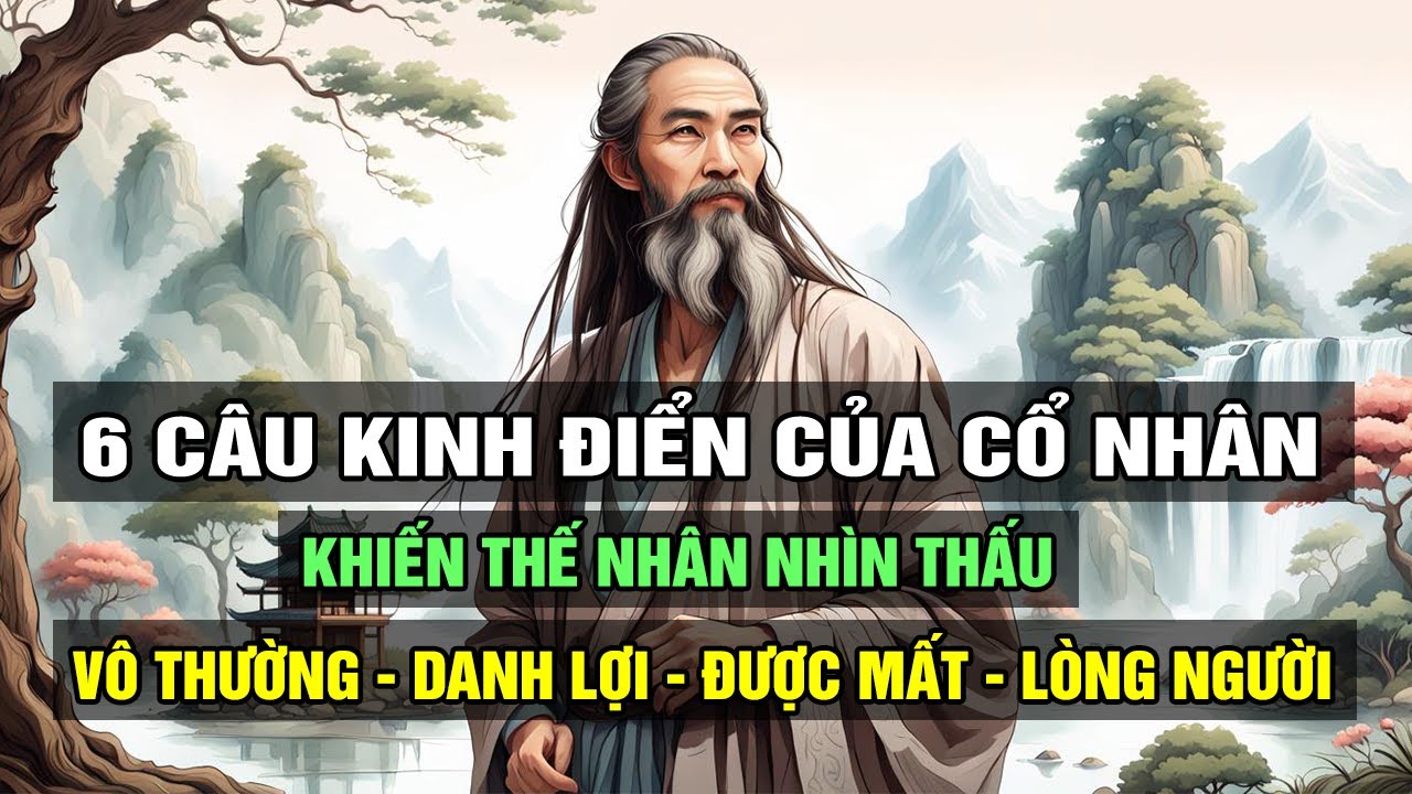 6 Câu Kinh Điển của Cổ Nhân Nhìn Thấu Danh Lợi Được Mất Lòng Người Nhân Quả Vô Thường của Cuộc Sống