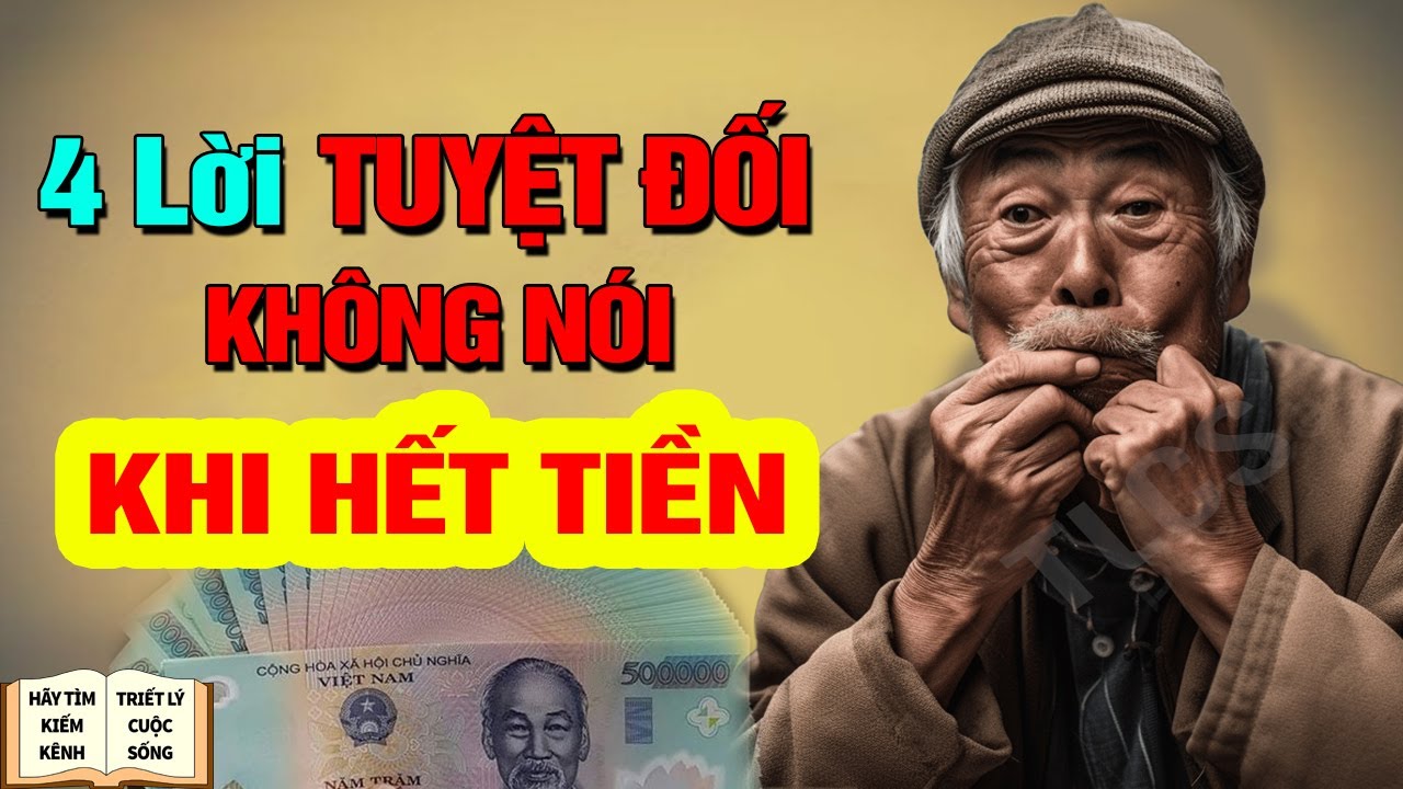 4 Lời Tuổi Già Tuyệt Đối Không Nói Khi Hết Tiền - Triết Lý Cuộc Sống