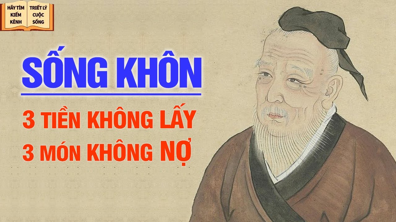 Sống khôn có 3 loại tiền không thể lấy, 3 món không thể nợ