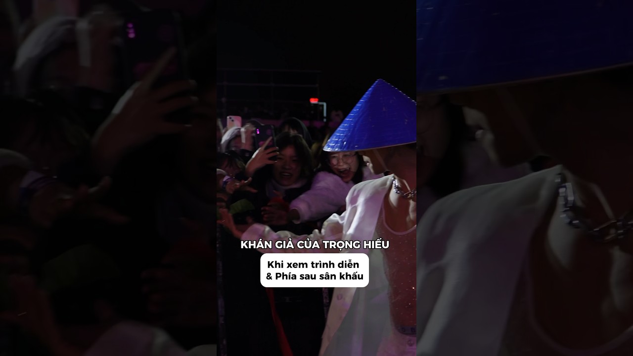 Khán giả phản ứng thế nào khi xem Trọng Hiếu trình diễn? #tronghieu #live #behindthescenes #fans