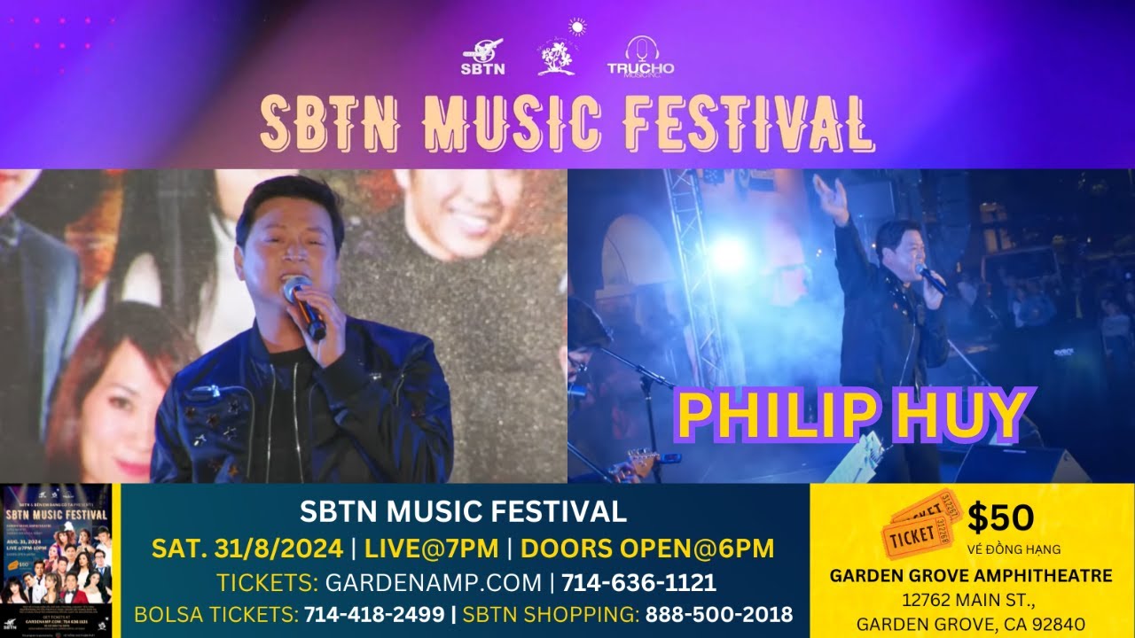 Đoàn Phi đến với Đại Hội Nhạc Trẻ Mùa Hè 2024 SBTN Music Festival 31/8/2024