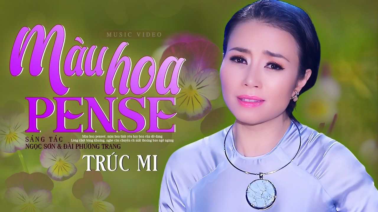 Màu Hoa Pensee - Trúc Mi | Màu hoa pensée Màu hoa tình yêu hay hoa của dở dang?