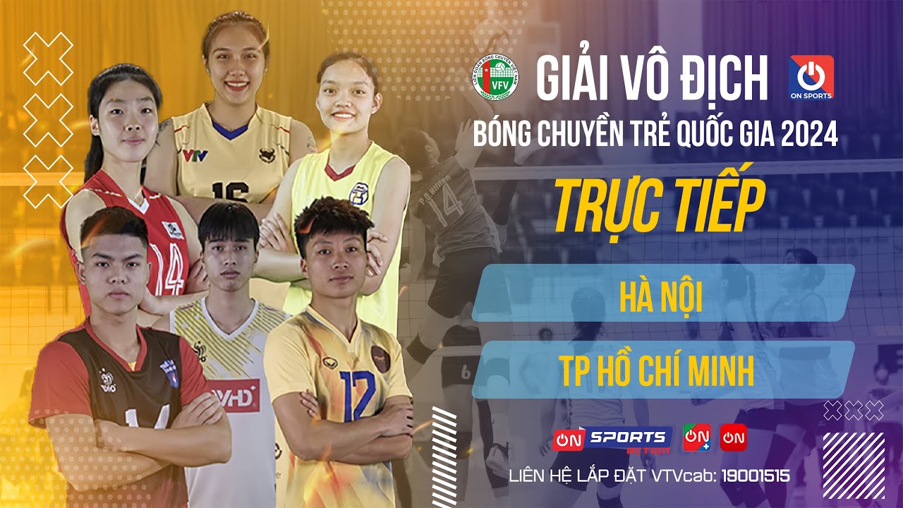 🔴Trực tiếp | Hà Nội vs TP Hồ Chí Minh | Tứ kết - Nam giải vô địch bóng chuyền trẻ QG 2024