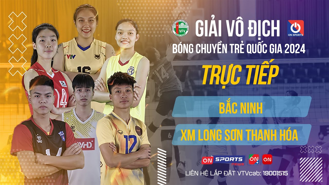 🔴Trực tiếp | Bắc Ninh vs XM Long Sơn Thanh Hóa | Bảng D - Nữ giải vô địch bóng chuyền trẻ QG 2024