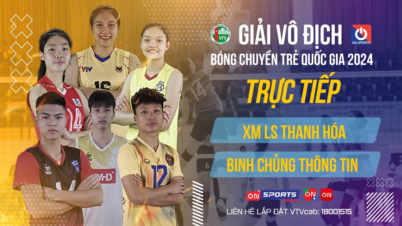 🔴Trực tiếp | XMLS Thanh Hóa vs Binh Chủng Thông Tin | Bảng D Nữ giải vô địch bóng chuyền trẻ QG 2024