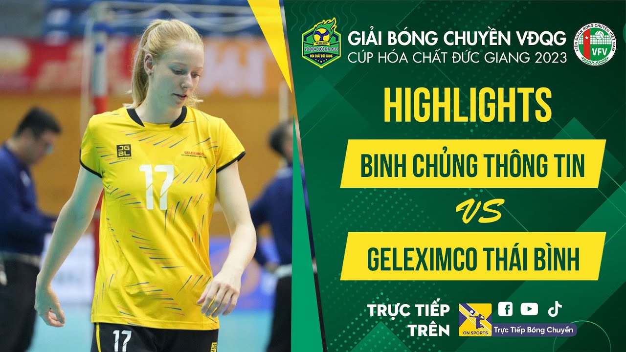 Highlights Binh Chủng Thông Tin vs Geleximco Thái Bình | Ngoại binh gánh team cực chất - ĐKVĐ thị uy