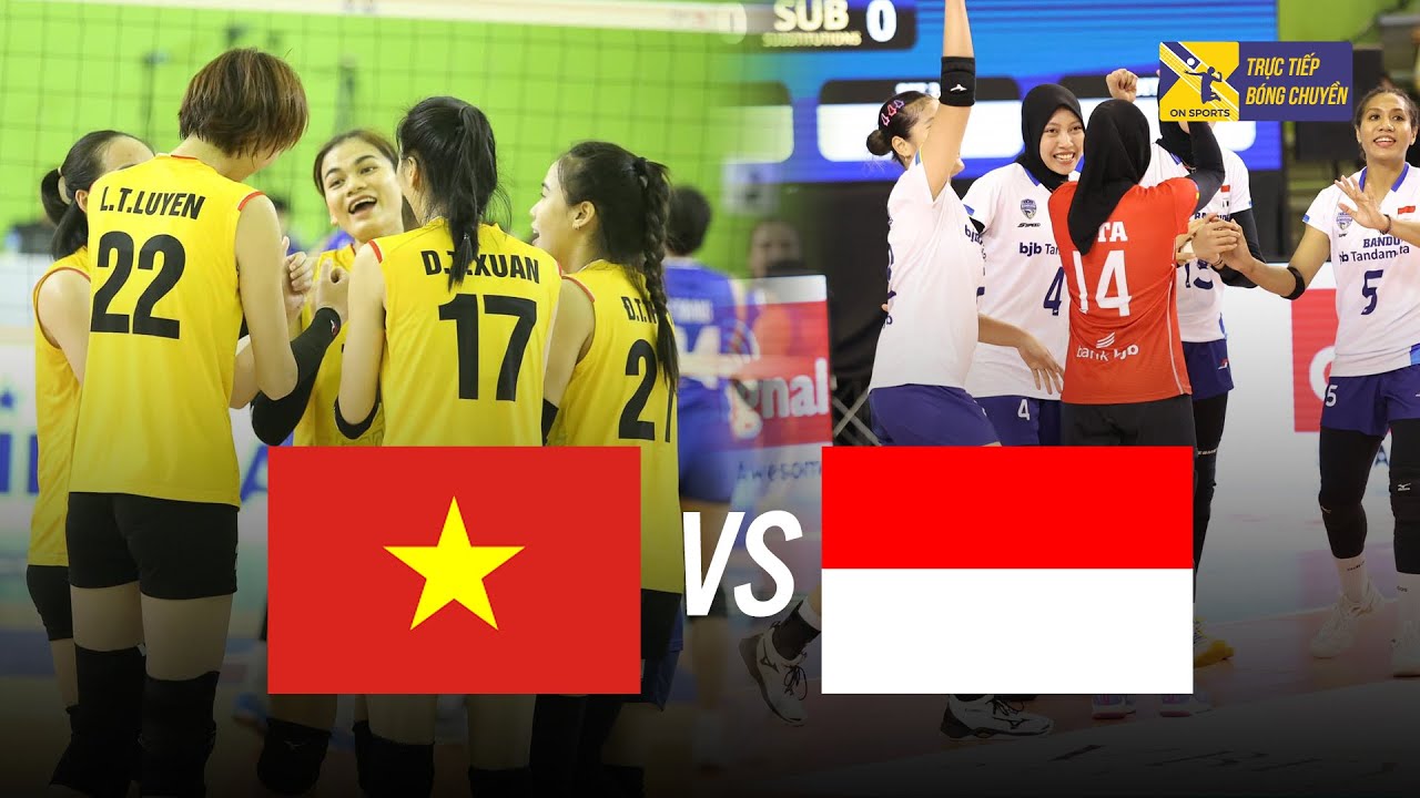 Không Thanh Thúy Indonesia vẫn oằn mình chống dỡ trước Như Quỳnh | VIỆT NAM vs INDONESIA