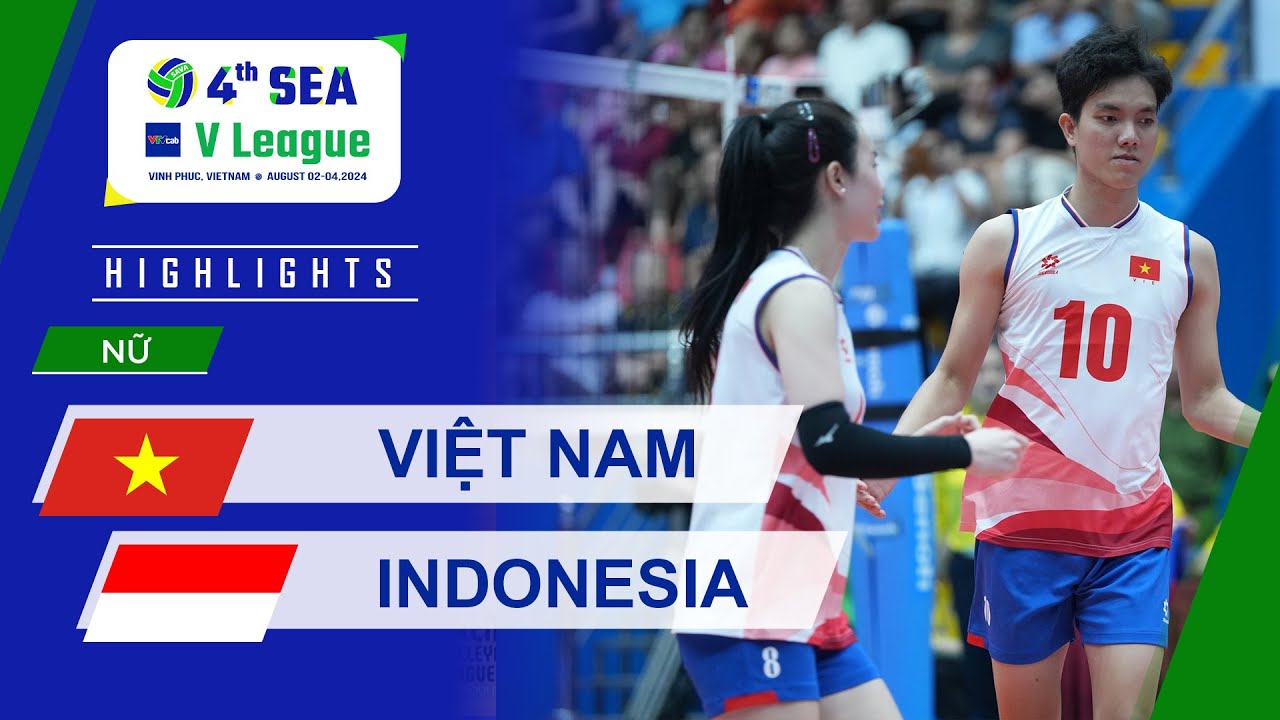 Highlights Việt Nam vs Indonesia | Bích Tuyền - Như Quỳnh thay nhau bắn phá, Megawati tắt điện