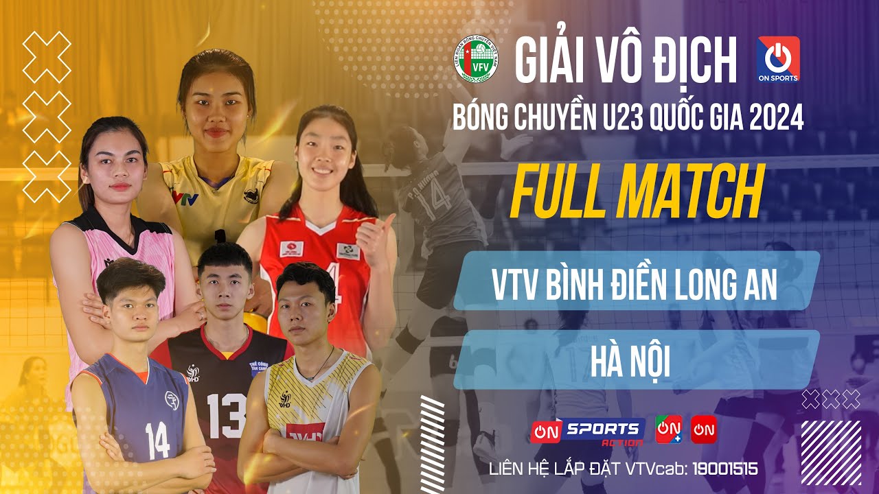 Full Match | VTV Bình Điền Long An vs Hà Nội | Giải bóng chuyền U23 quốc gia 2024