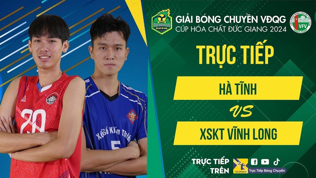 🔴FULL HD | HÀ TĨNH vs XSKT VĨNH LONG | Bảng Nam - Giải bóng chuyền VĐQG cúp HCĐG 2024