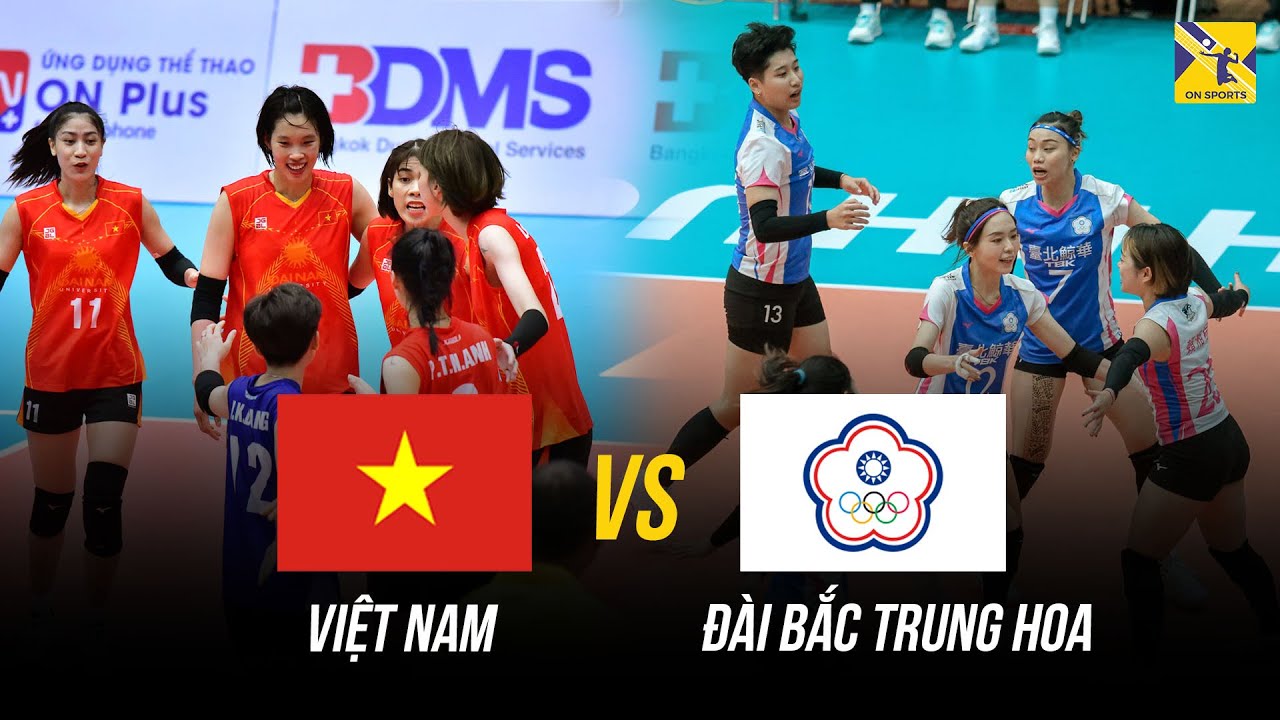 🔴Full HD | VIỆT NAM vs ĐÀI BẮC TRUNG HOA | Áp lực khủng khiếp từ các cô gái Việt Nam | AVC Club