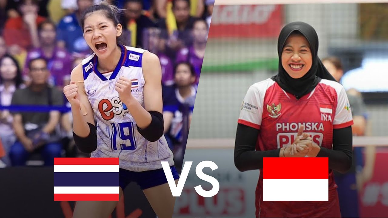 Đỉnh cao bóng chuyền Thái Lan đối đầu Indonesia | Siêu sao đại chiến Chatchu-on Moksri vs Megawati