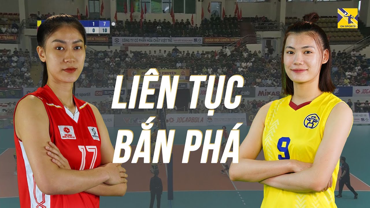 Đẳng cấp Pleumjit - Kiều Trinh bắn phá cực căng | Binh Chủng Thông Tin vs Hà Nội