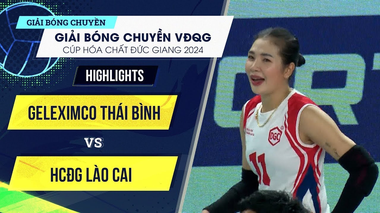 🔴FULL HD | Geleximco Thái Bình vs HCĐG Lào Cai | Bảng Nữ Giải bóng chuyền VĐQG cúp HCĐG 2024