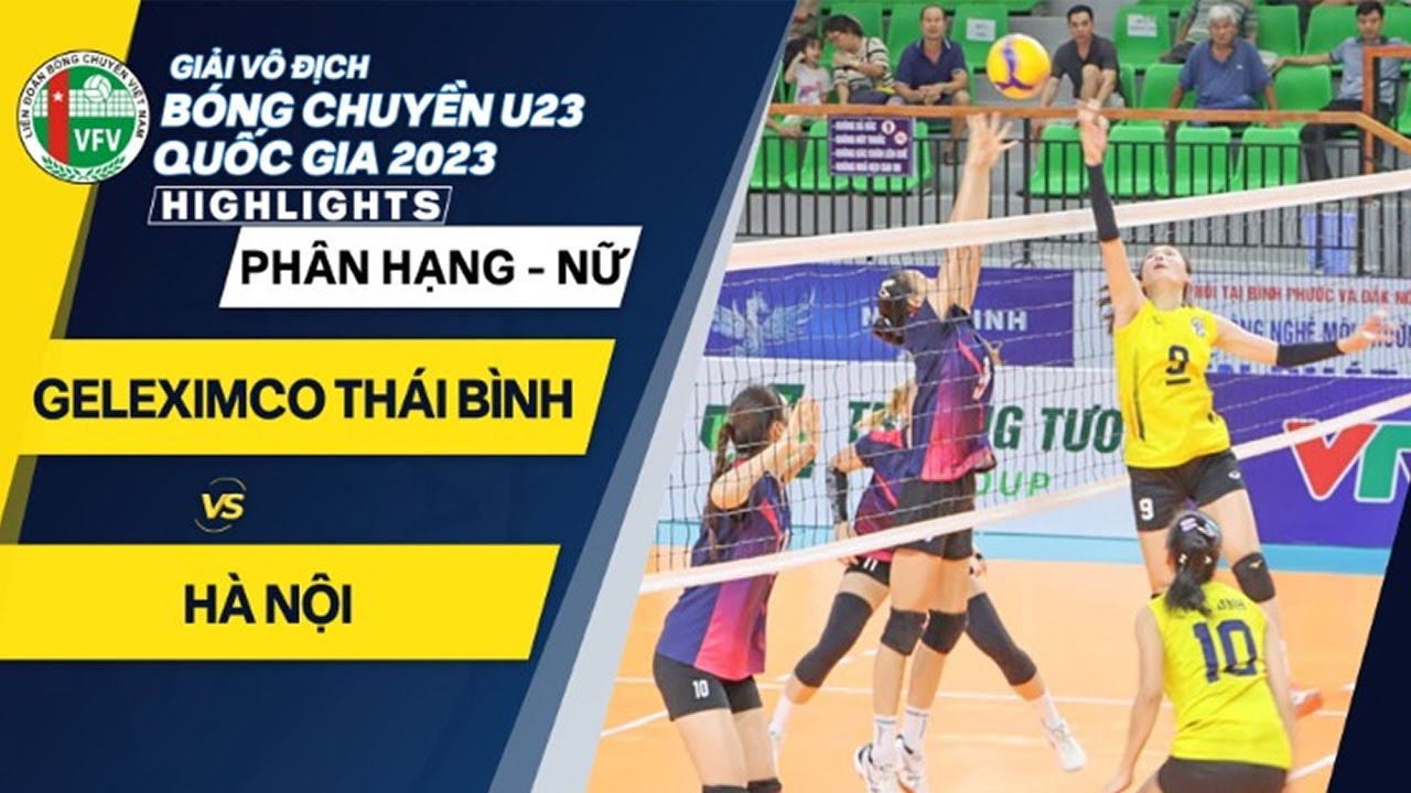 Highlights Geleximco Thái Bình vs Hà Nội | Giải vô địch bóng chuyền U23 QG 2023