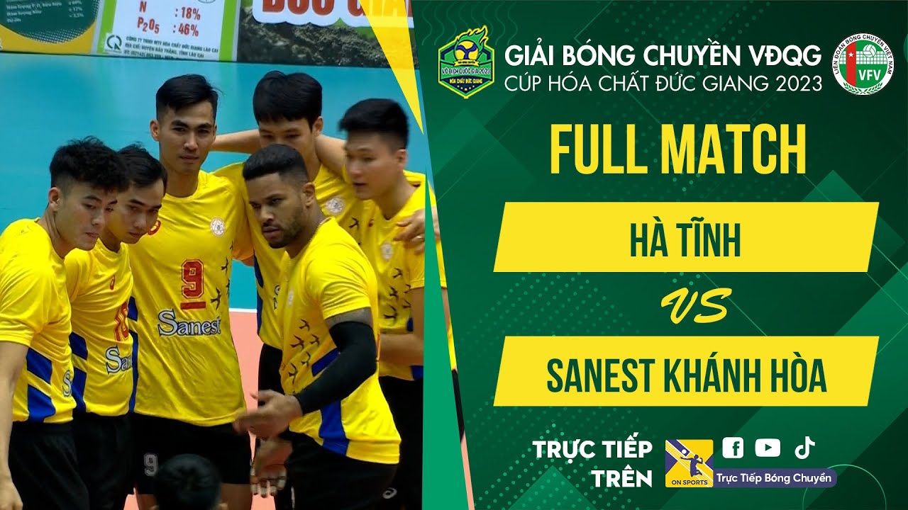 Full Match | HÀ TĨNH vs SANEST KHÁNH HÒA | Vòng 2 - Giải bóng chuyền VĐQG 2023