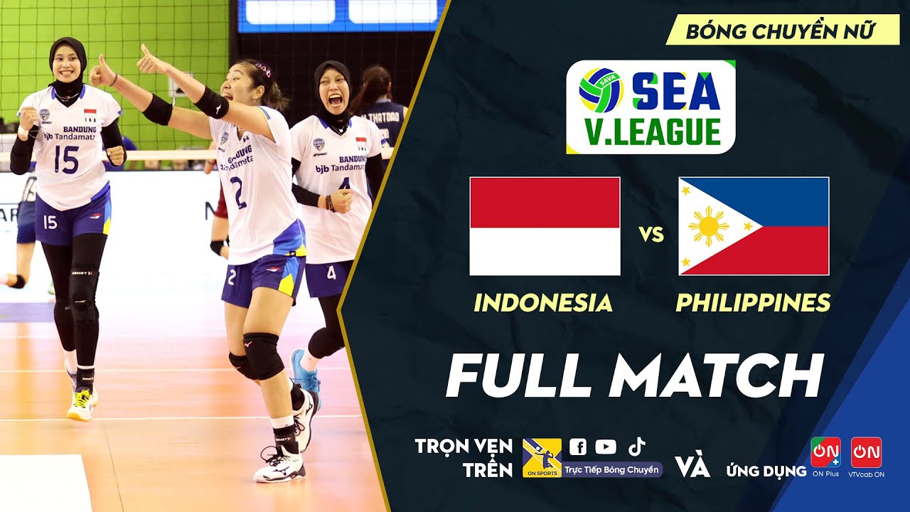 🔴Full HD | INDONESIA - PHILIPPINES | Stage 2 - Women's Volleyball - SEA V.League 2023