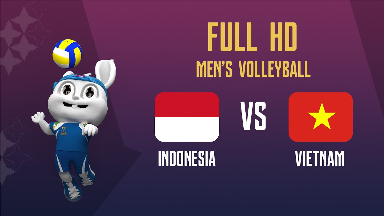 Full HD | INDONESIA vs VIET NAM | Men's Volleyball Asian