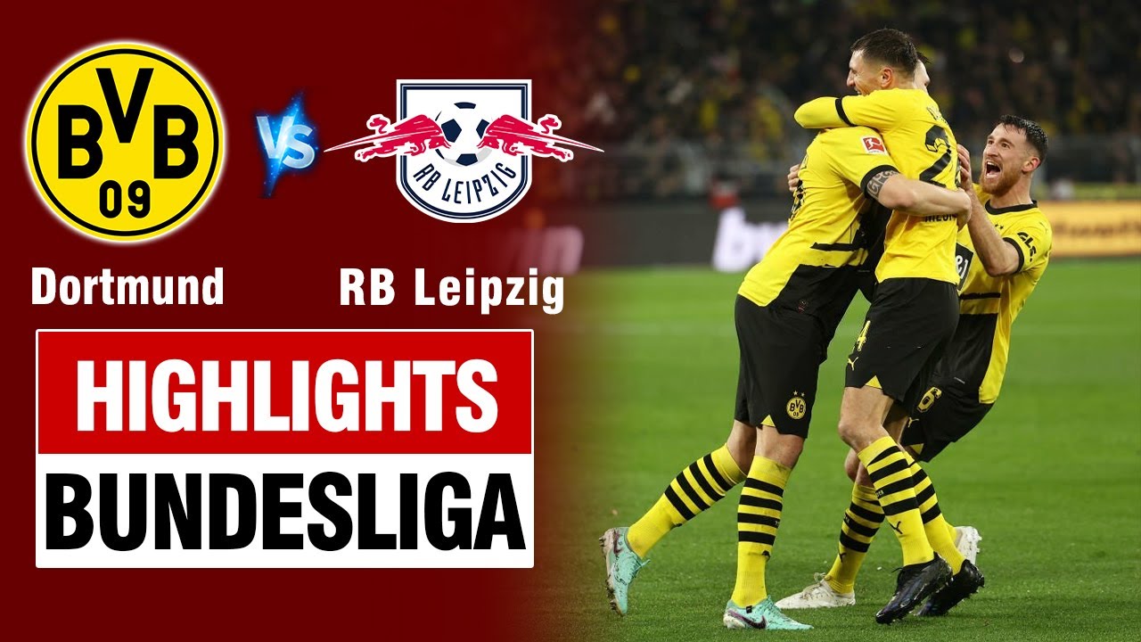 Highlights DORTMUND vs RB LEIPZIG: "Báo thủ" Hummel nhận thẻ đỏ - đỉnh cao màn rượt đuổi 5 bàn.