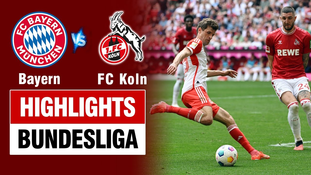 Highlights BAYERN MUNICH vs FC KOLN: Hùm Xám thắng chật vật - chấm dứt chuỗi thua thảm họa.