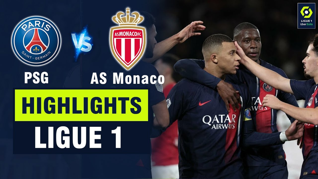 Highlights PSG vs AS MONACO: Minamino xé lưới nhà Vua, Mbappe + Dembele mở bữa tiệc bàn thắng.