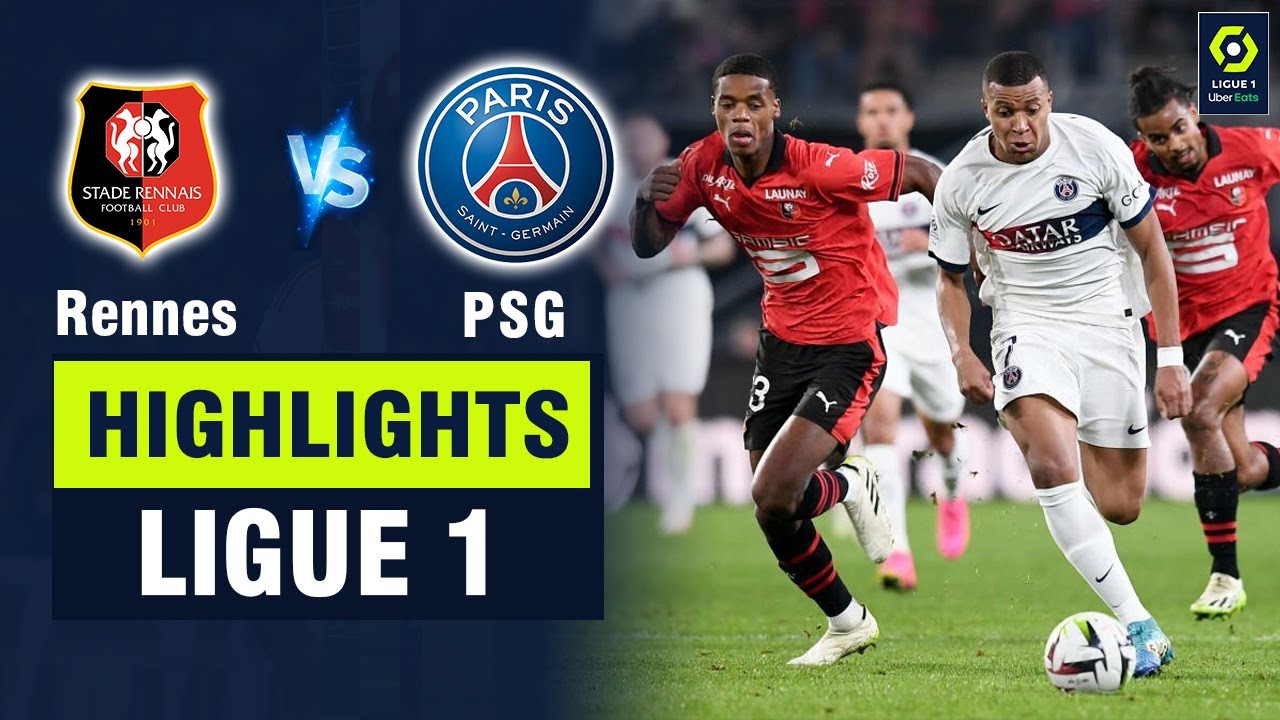 Highlights RENNES vs PSG: Mbappe im hơi - người cũ Real Hakimi thăng hoa cùng sao trẻ