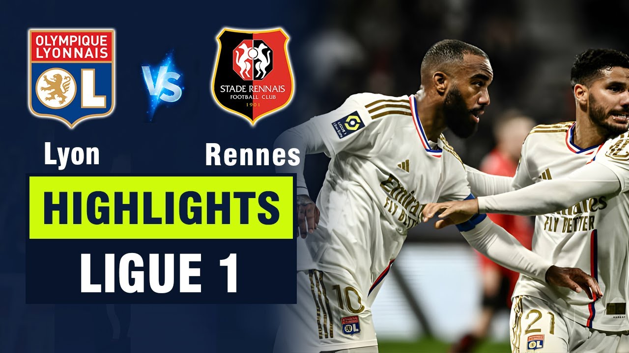 Highlights LYON vs RENNES: Cứa lòng siêu phẩm, Lacazette tỏa sáng muộn màng trong cơn mưa bàn thắng.