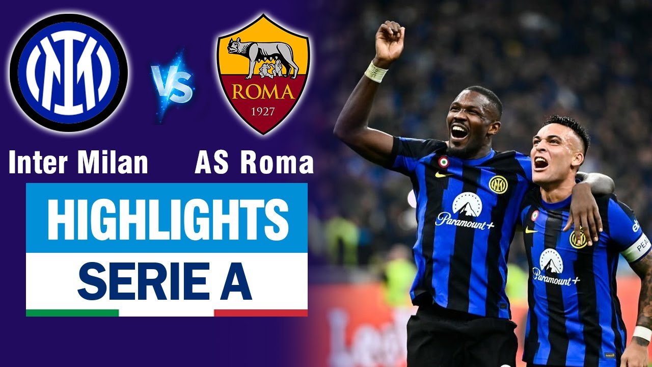 Highlights INTER MILAN vs AS ROMA: Siêu nhân Thuram gieo sầu Mourinho - định đoạt derby ITALIA.