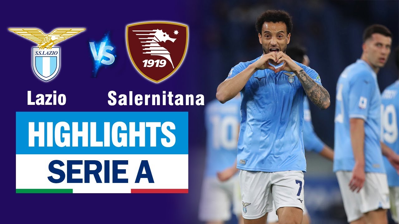 Highlights LAZIO vs SALERNITANAL: Đại Bàng tung cánh - hủy diệt đội khách 4 bàn.