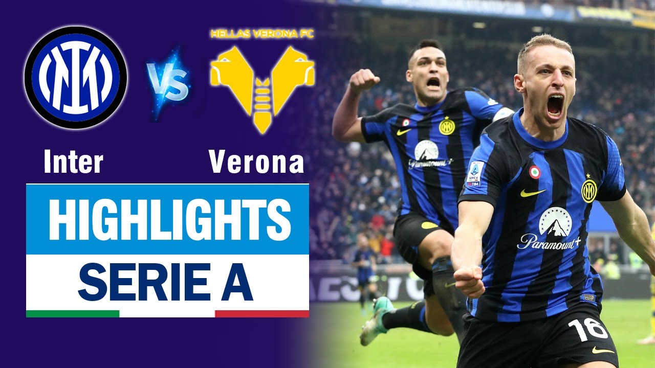 Highlights INTER MILAN - VERONA: Martinez thăng hoa - Thẻ đỏ và penalty siêu kịch tính phút bù giờ