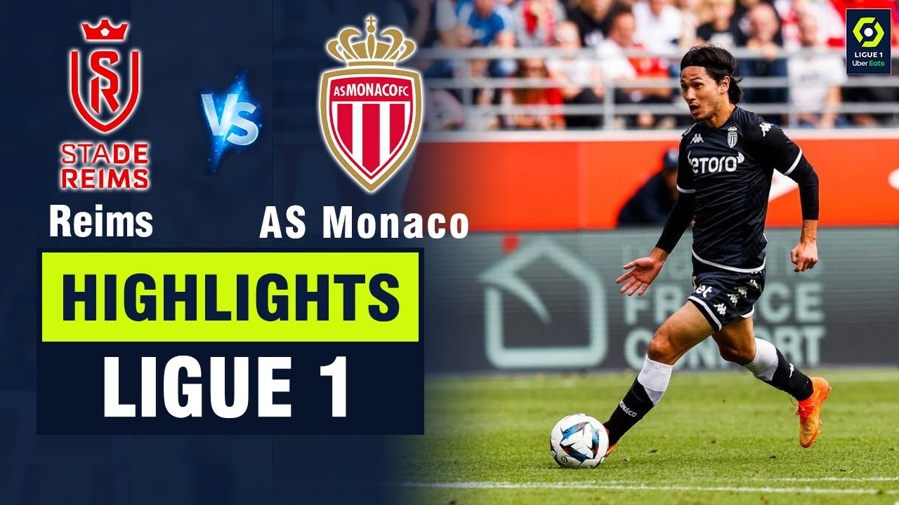 Highlights REIMS vs AS MONACO: Bắn phá liên hồi, vượt mặt PSG chễm trễ ngôi đầu Ligue 1.