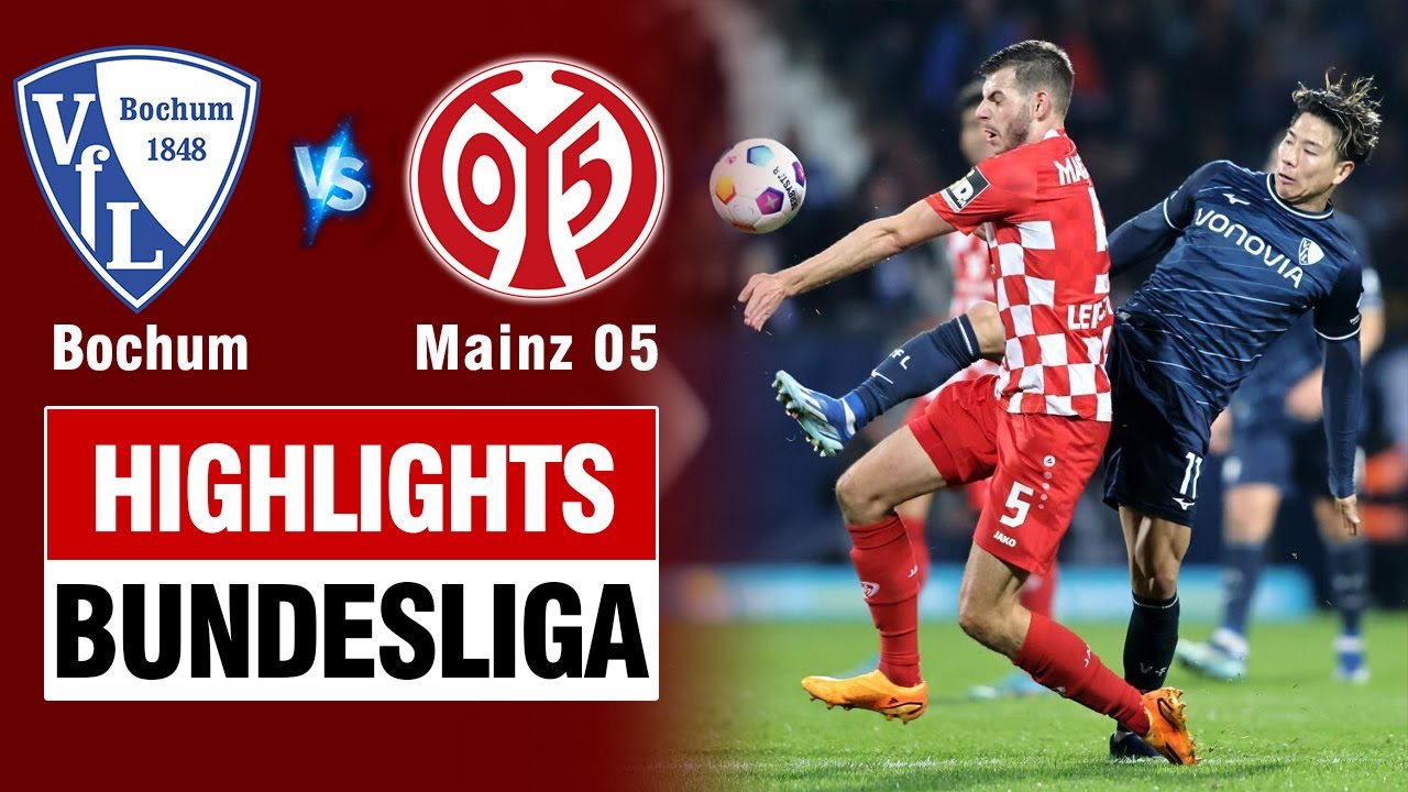 Highlights BOCHUM vs MAINZ 05: VAR can thiệp - Phản lưới khó tin - vỡ òa phút bù giờ.