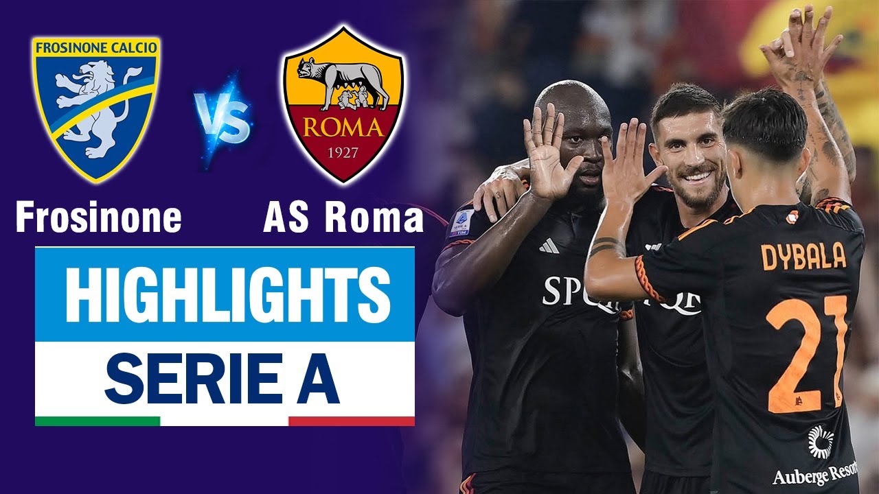 Highlights FROSINONE vs AS ROMA: Trút giận lên nhược tiểu - siêu phẩm mở màn đại thắng 3 sao.