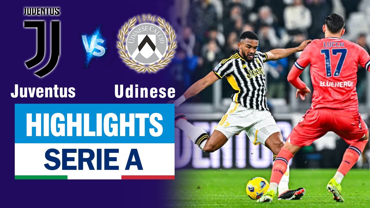 Highlights JUVENTUS vs UDINESE: VAR khước từ bàn thắng - Lão Bà cay đắng đứt mạch thăng hoa