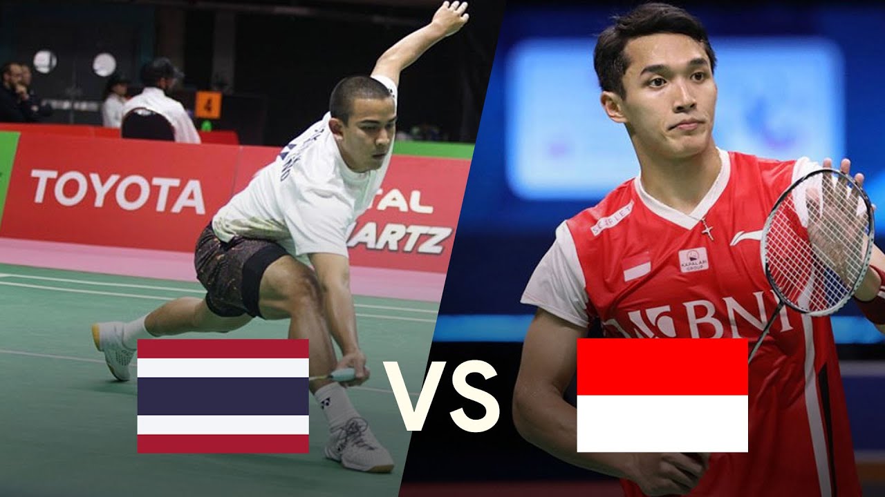 KHOSIT Phetpradab (THA) vs JONATAN Christie (INA) | Best Badminton