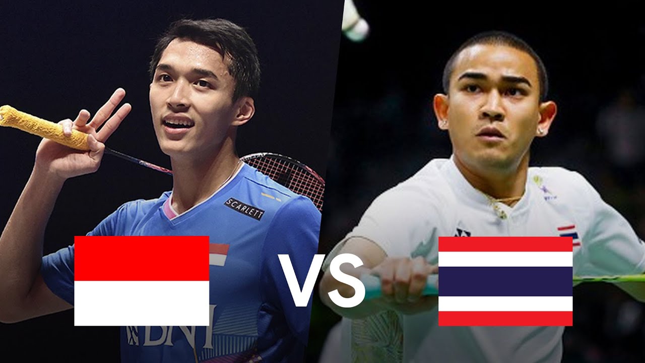 KHOSIT Phetpradab (THA) vs JONATAN Christie (INA) | Badminton