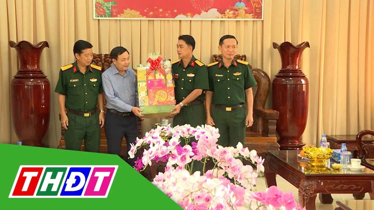 Phó Bí thư thường trực Tỉnh ủy Đồng Tháp chúc Tết Trung đoàn Bộ binh 9 | THDT