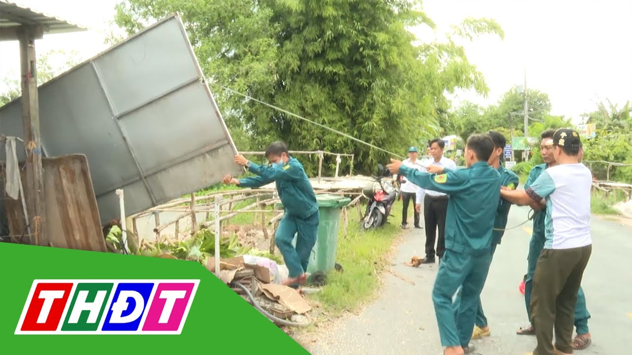 Châu Thành: Bờ sông Nha Mân xuất hiện vết nứt sạt lở | THDT