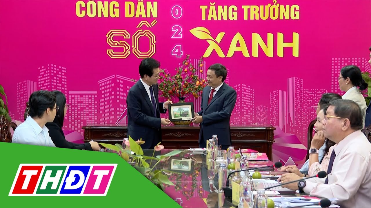 Đoàn công tác tỉnh Hà Nam, Trung Quốc làm việc với tỉnh Đồng Tháp | THDT