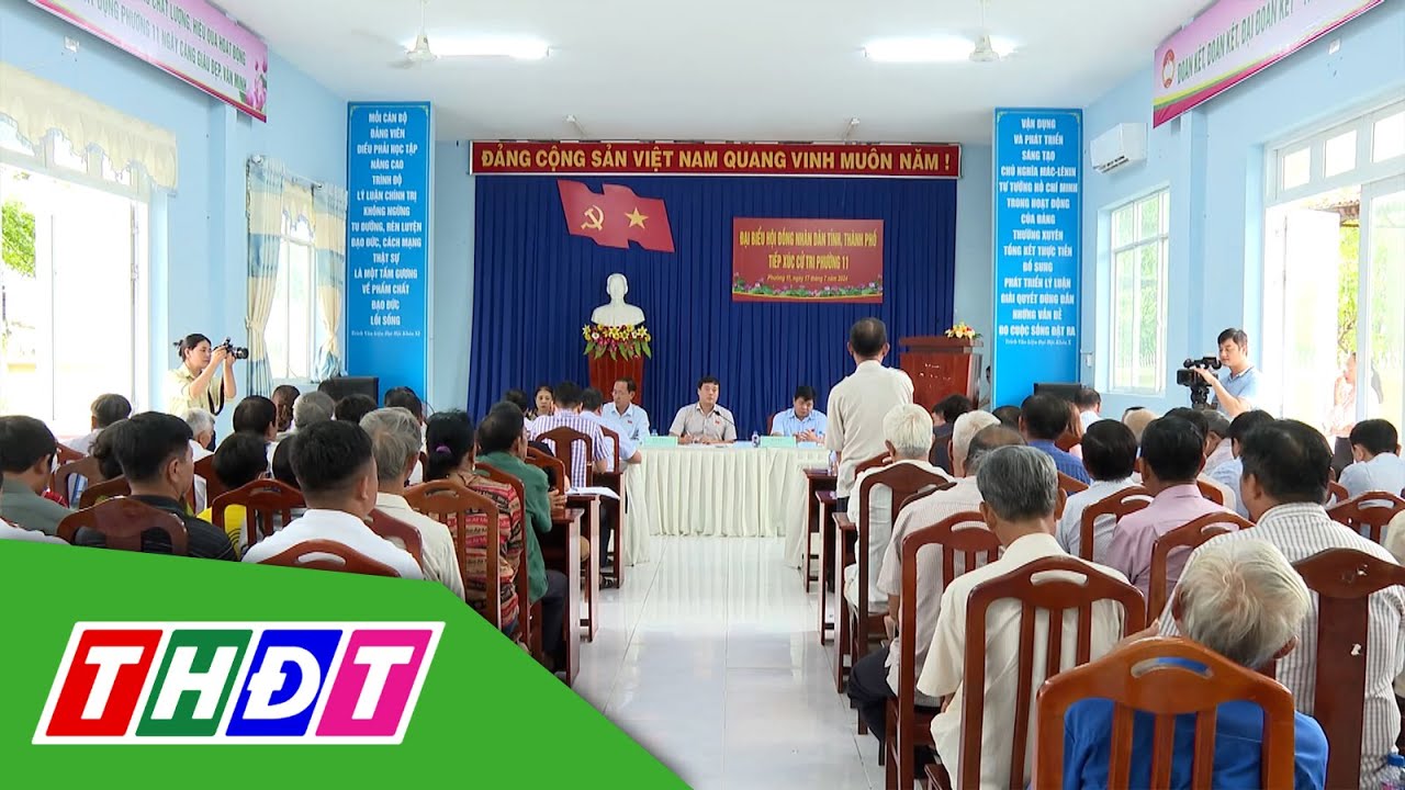 Đại biểu HĐND tỉnh Đồng Tháp tiếp xúc cử tri TP. Cao Lãnh | THDT