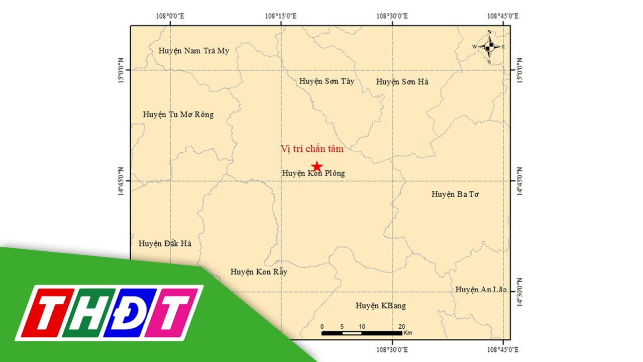 Kon Tum: Xảy ra 10 trận động đất trong một buổi sáng | THDT