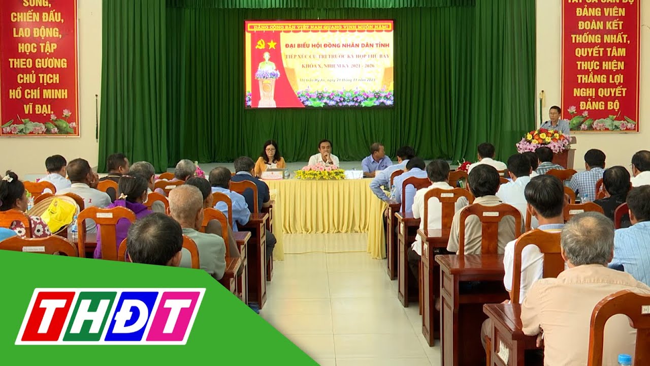 Đại biểu Hội đồng nhân dân tỉnh Đồng Tháp tiếp xúc cử tri huyện Tháp Mười | THDT